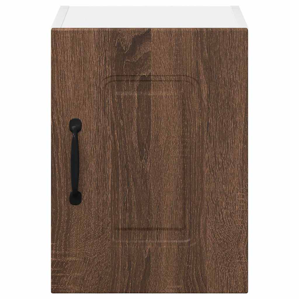 Küchenhängeschrank 2 pcs Braun Eichen-Optik 30 x 31 x 40 cm